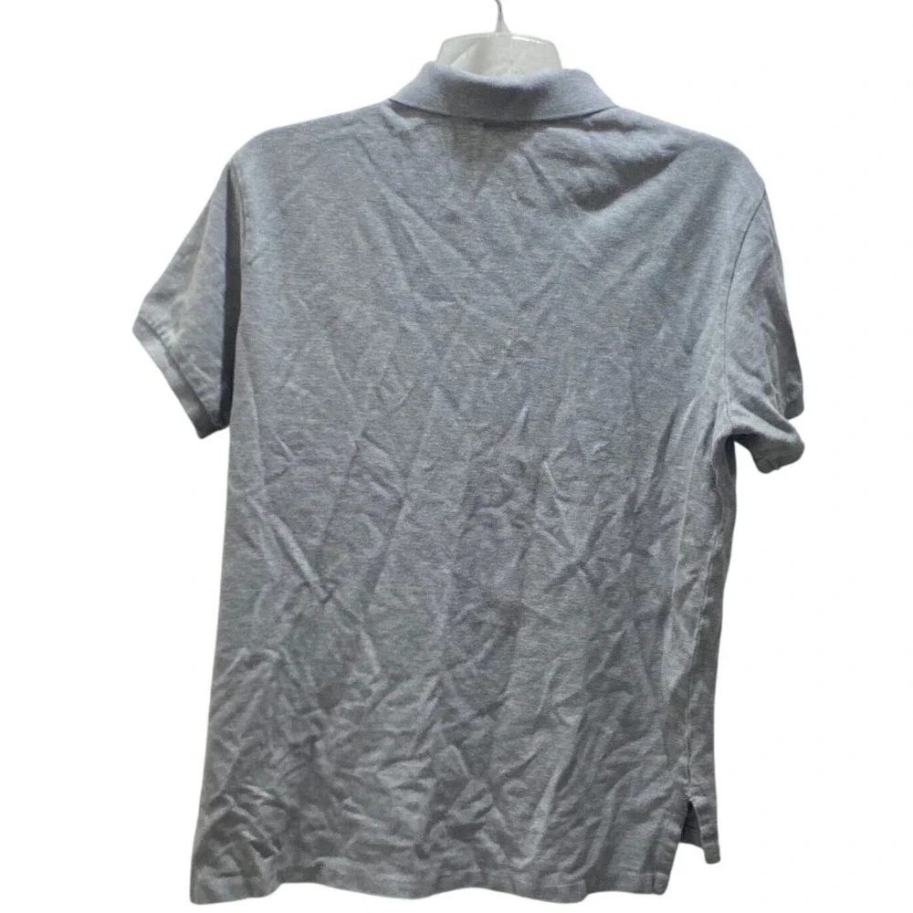 Polo Ralph Lauren Mens Custom Fit Polo Shirt Gray Short Sleeve Large B208